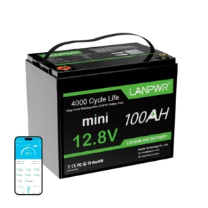 LANPWR 12V 100Ah Bluetooth akkumlátor